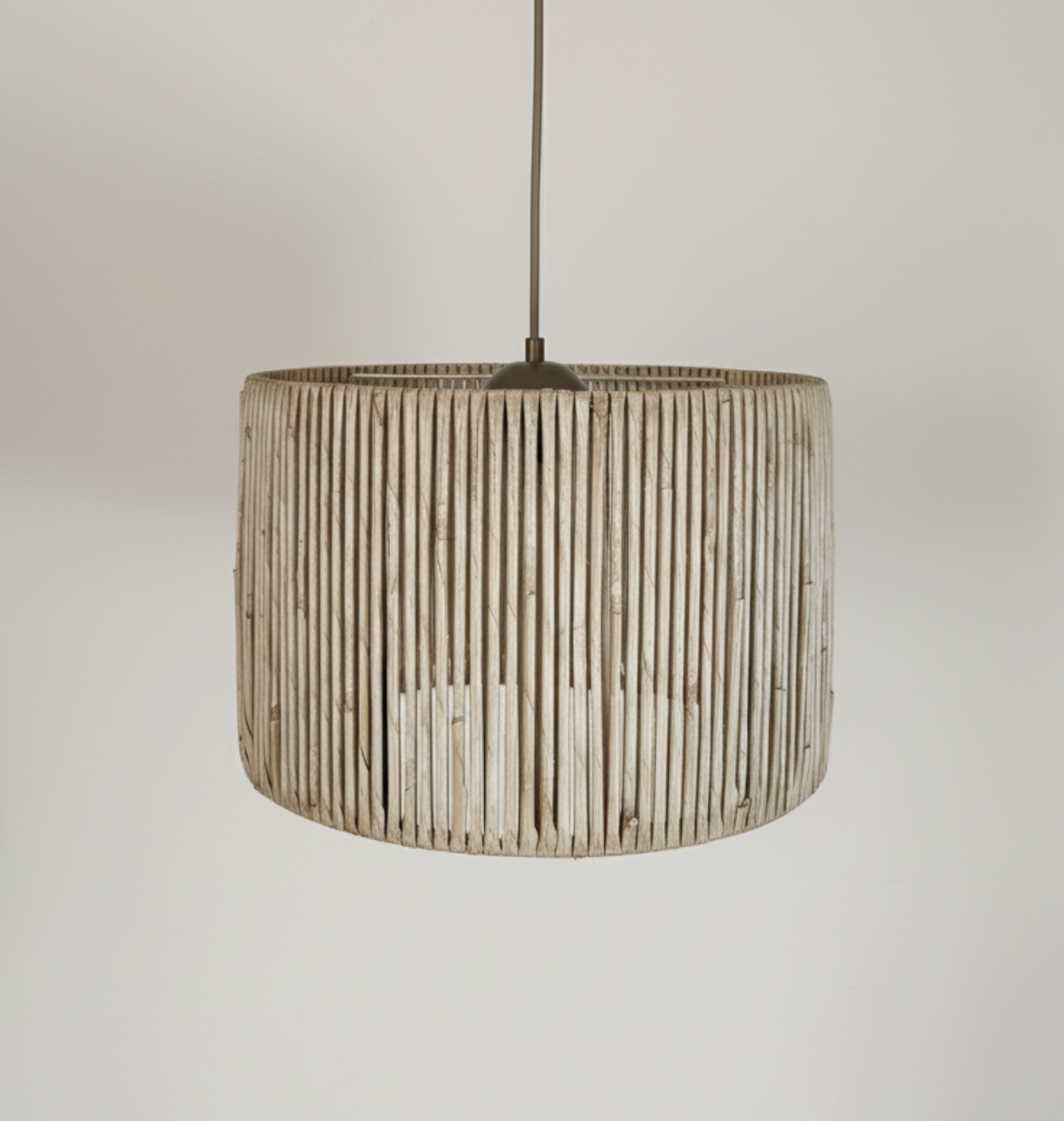 Lampe à suspension simple Pierro Naturel